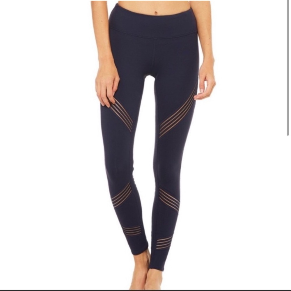 Alo Mutli Legging in Rich Navy